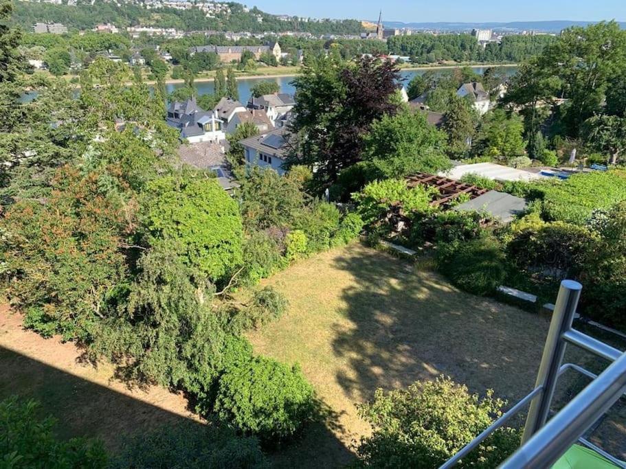 Ueber Den Daechern Von Koblenz - Aussichts-Wohnung Naturpark Rheinblick, Ruhig, Zentrumsnah, Sport-Pool Ngoại thất bức ảnh