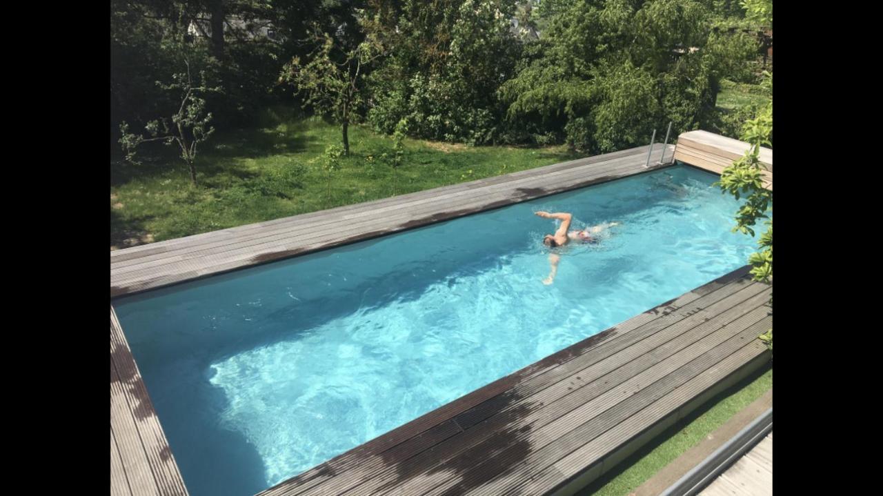 Ueber Den Daechern Von Koblenz - Aussichts-Wohnung Naturpark Rheinblick, Ruhig, Zentrumsnah, Sport-Pool Ngoại thất bức ảnh